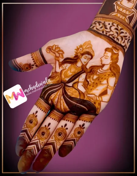 Madhubani-Figure ShivParvati, Design