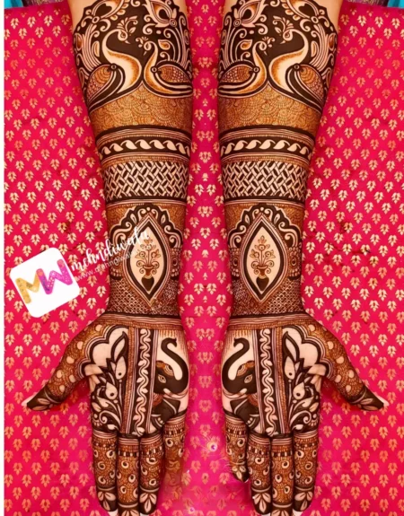 Madhubani-Peacock, Elephant, FlowerPot, Design