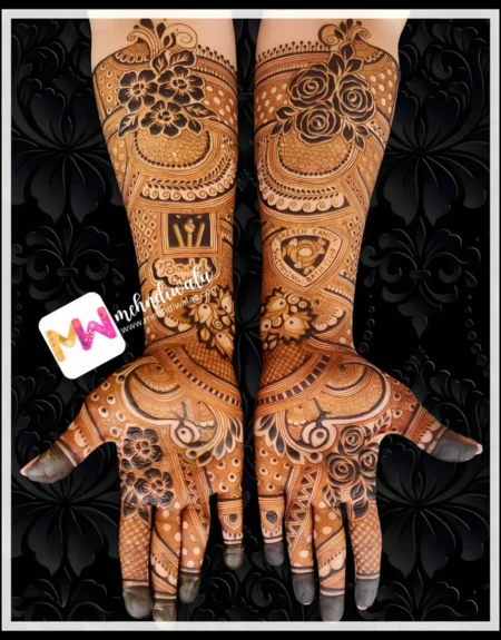 Madhubani- Flowers, leaves, Design