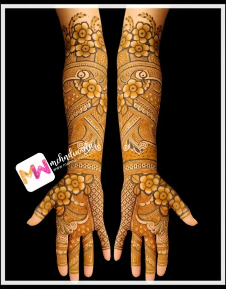 Madhubani- Flowers, Leaves, Design