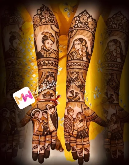 Figure- BrideGroom, Flowers, Dholshehnai, kalash, Design