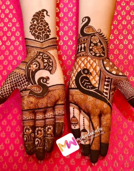 Madhubani- Peacock, Jhumki, Flowers, Design