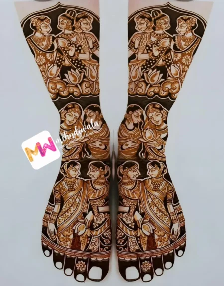 Figures- Woman, Lotus, Design