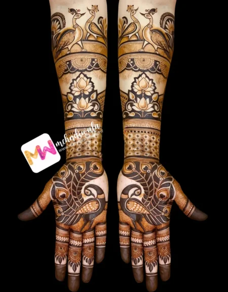 Rajasthani- Peacock, Flowers, Design