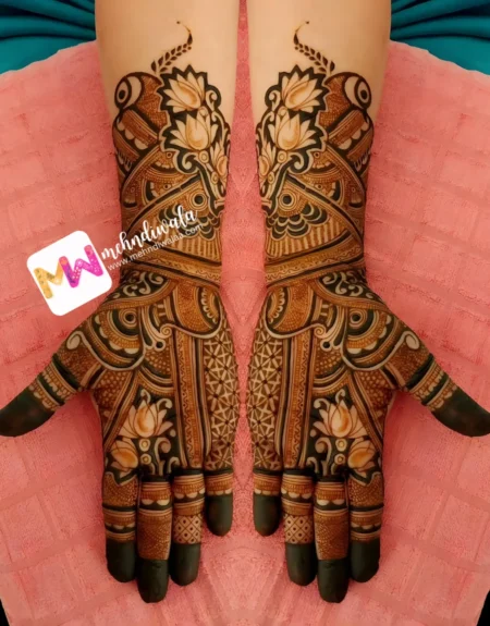 Madhubani- Flowers, Leaves, Design