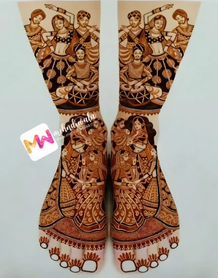 Figures- Man and Woman, Dholak, Design