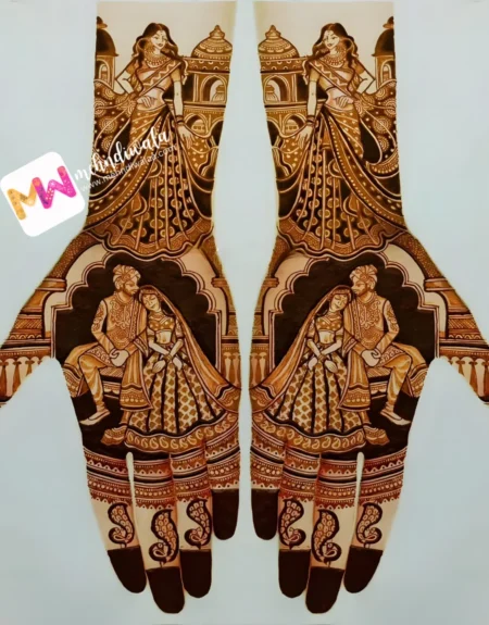 Figures- BrideGroom, Mahal of Chhatri, Design