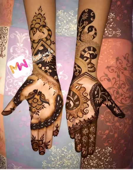 Madhubani- Bird, Flowers, Peacock, Design