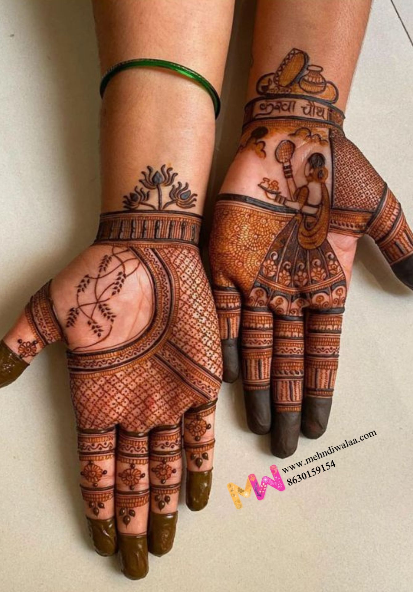 karwa chauth mehndi