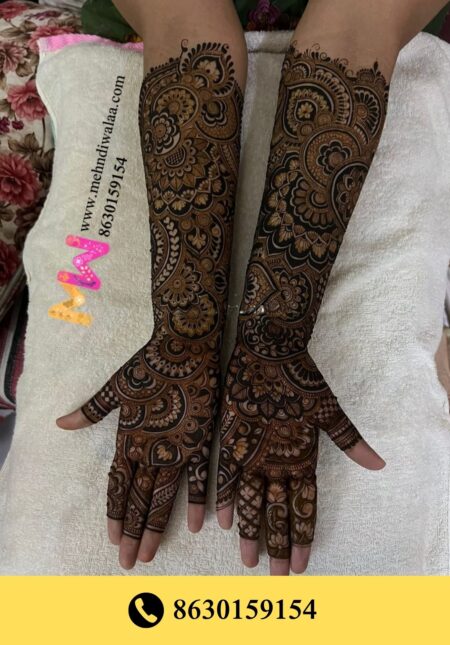 Simple designer mehndi