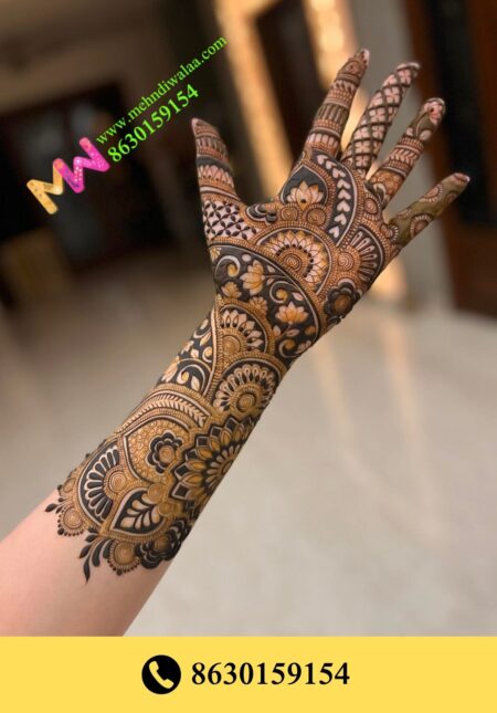 Simple designer mehndi-1