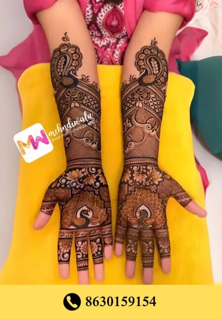 Simple designer mehndi