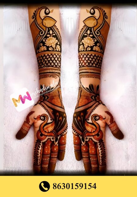 Simple designer mehndi