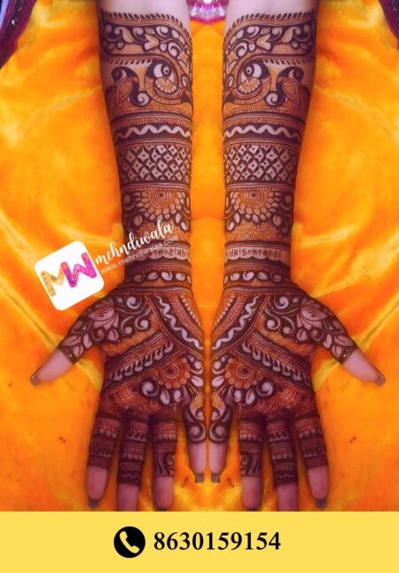 Simple designer mehndi