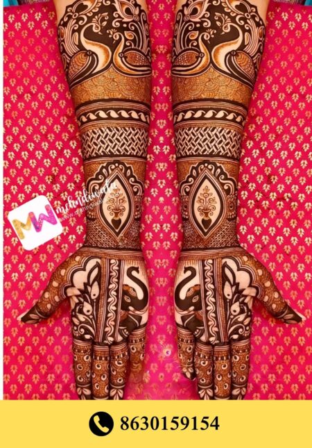 Simple designer mehndi