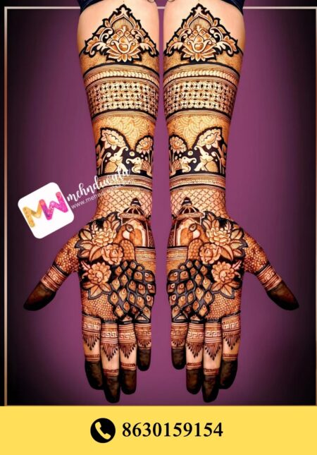 Simple designer mehndi