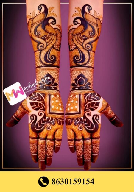 Simple designer mehndi