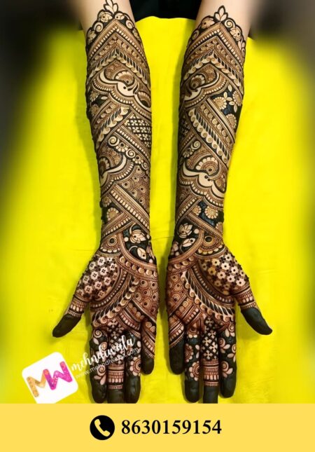 Simple designer mehndi