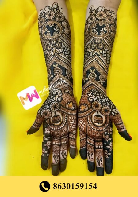 Simple designer mehndi