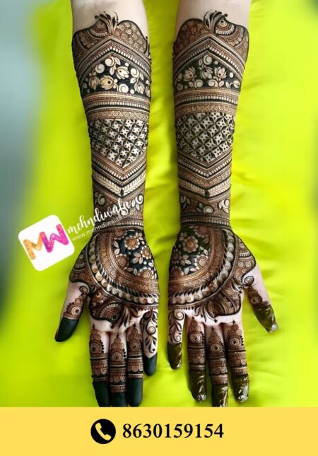 Simple designer mehndi