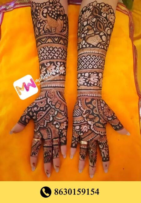 Simple designer mehndi