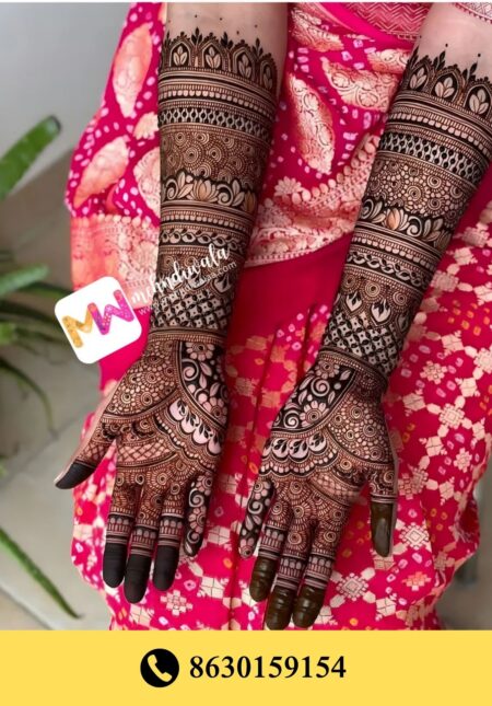 Simple designer mehndi