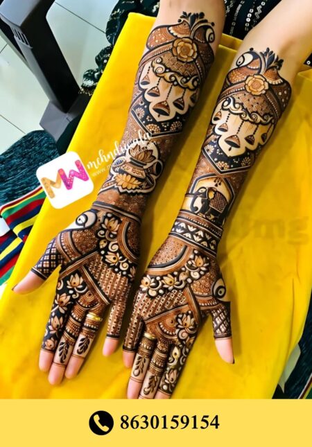 Simple designer mehndi