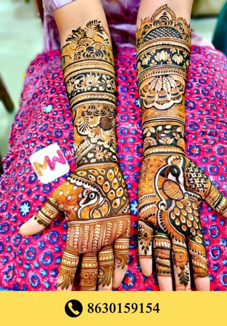 Simple designer mehndi