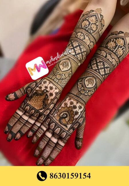 Simple designer mehndi
