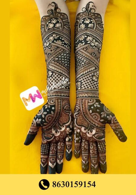 Simple designer mehndi