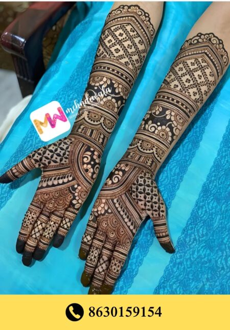 Simple designer mehndi