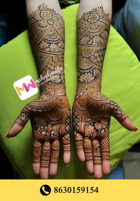Simple designer mehndi